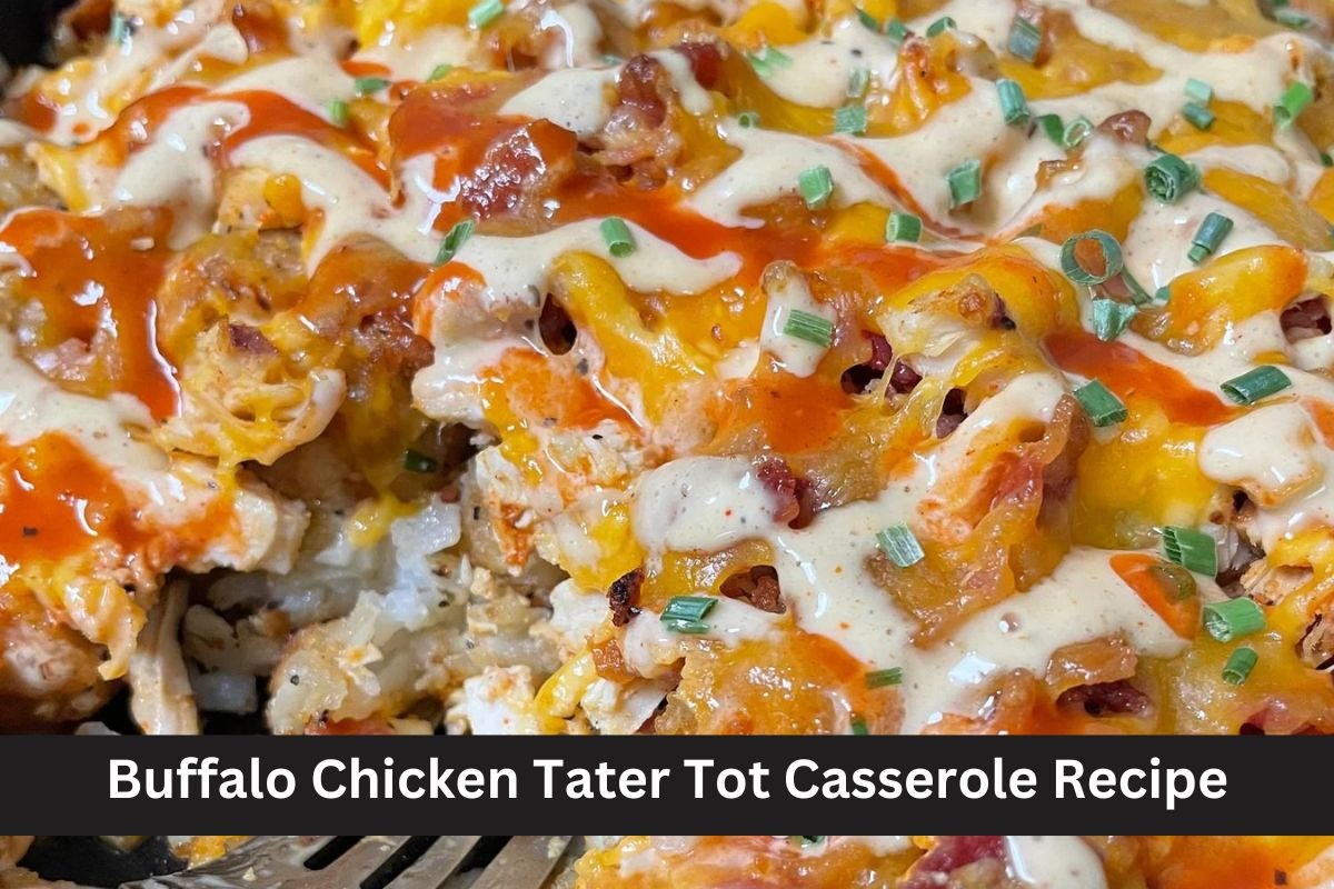 Buffalo Chicken Tater Tot Casserole Recipe