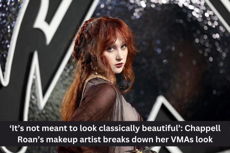 ‘It’s not meant to look classically beautiful’: Chappell Roan’s makeup artist breaks down her VMAs look